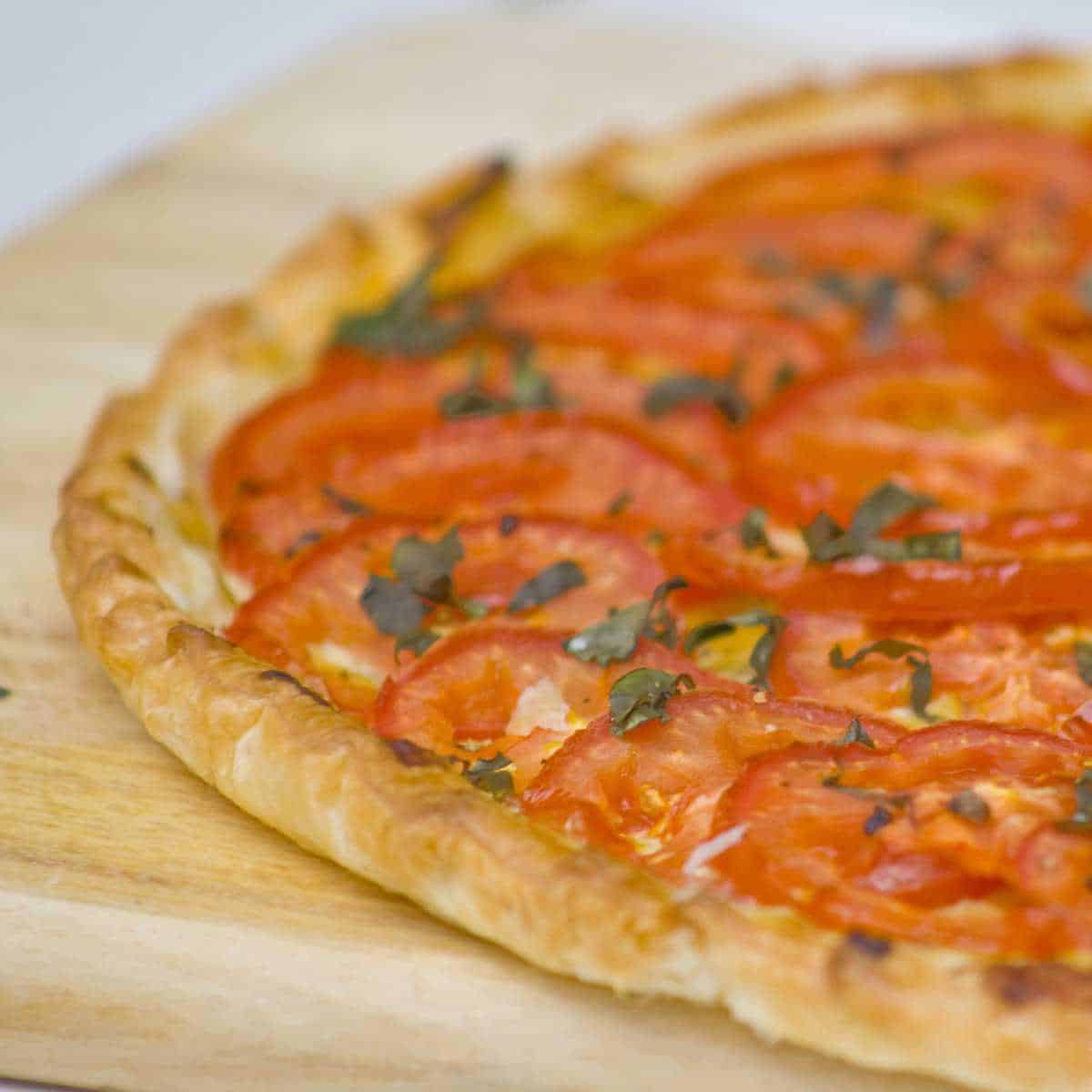 Tarte à la tomate et à la moutarde - 3 Coups 2 Fourchette