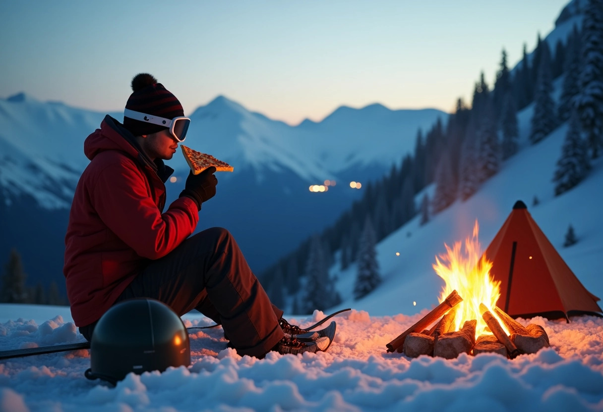 pizza montagne