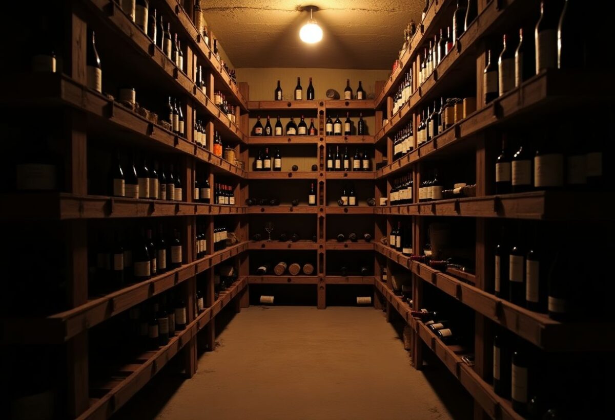 bouteilles de vins