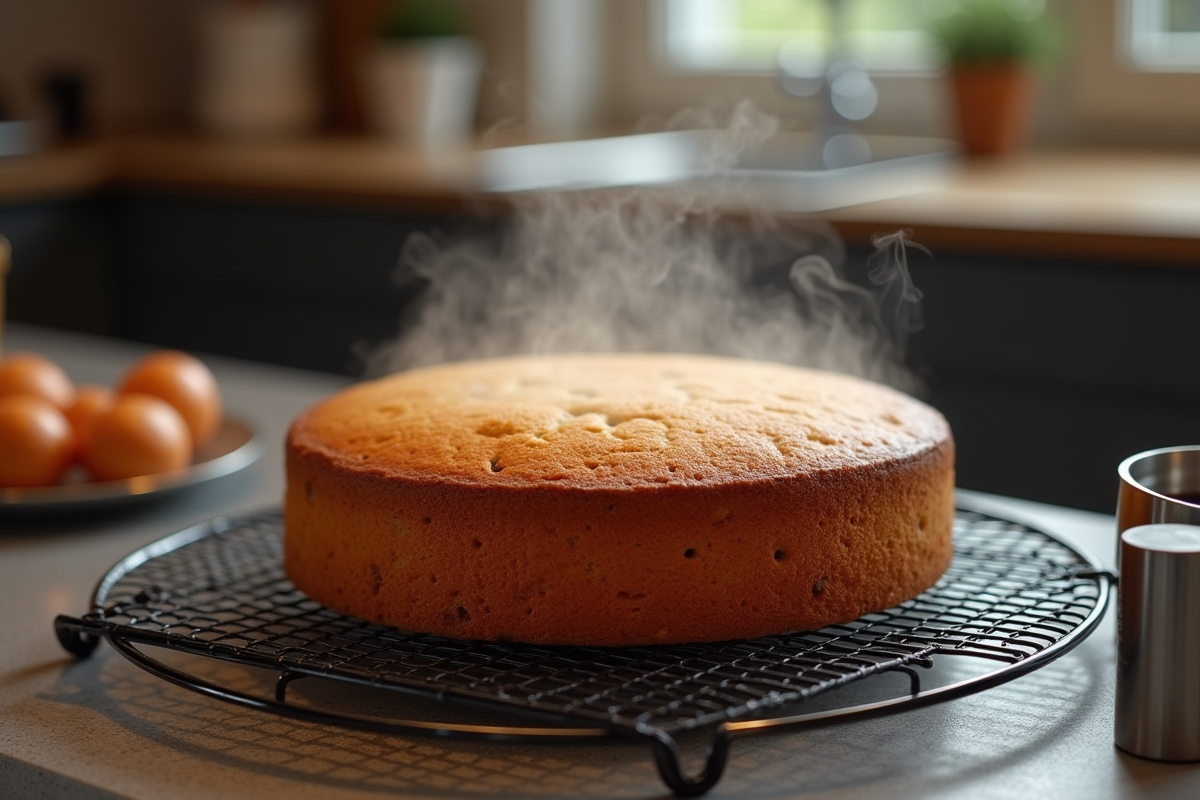 gâteau cuisson