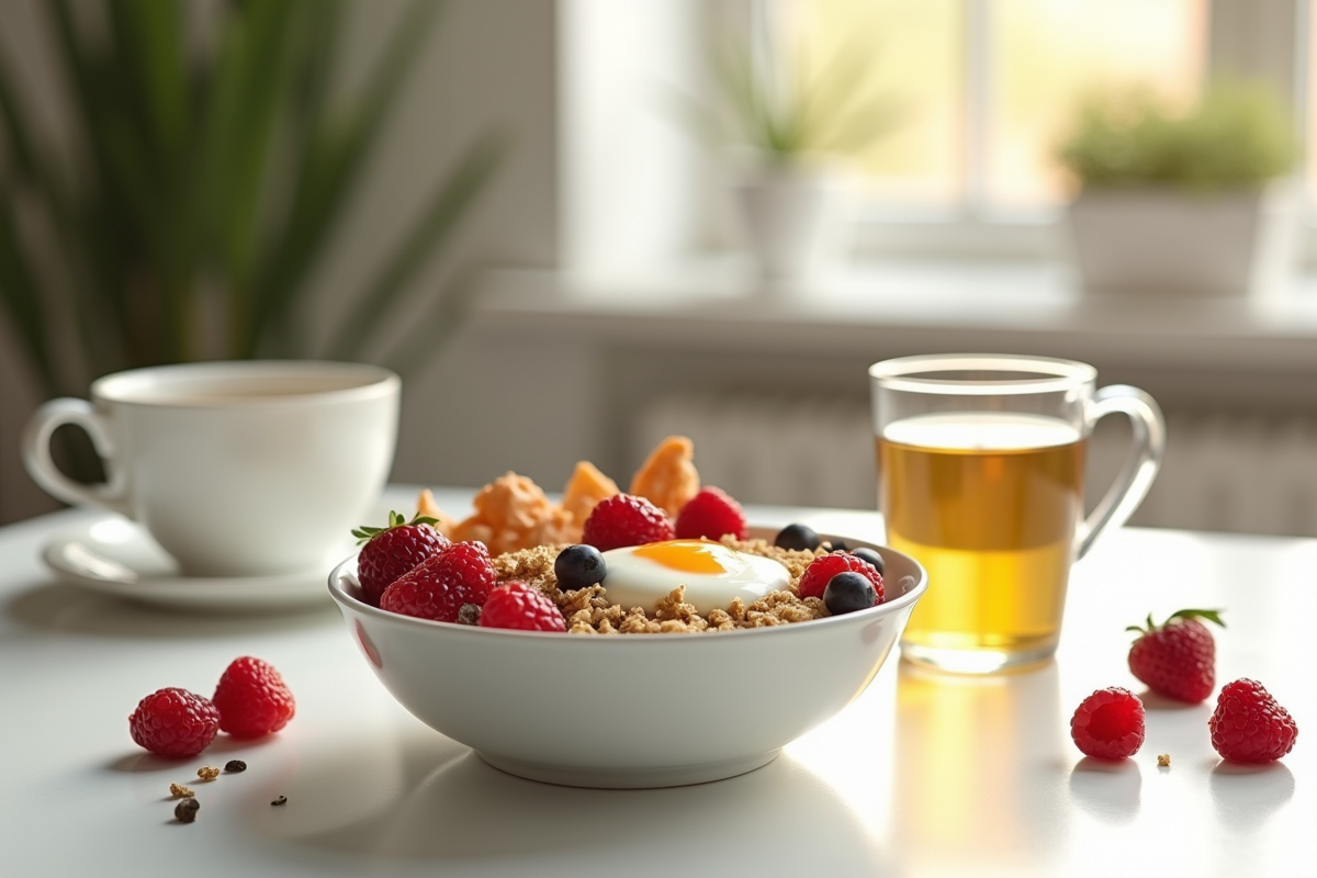 petit-déjeuner sain